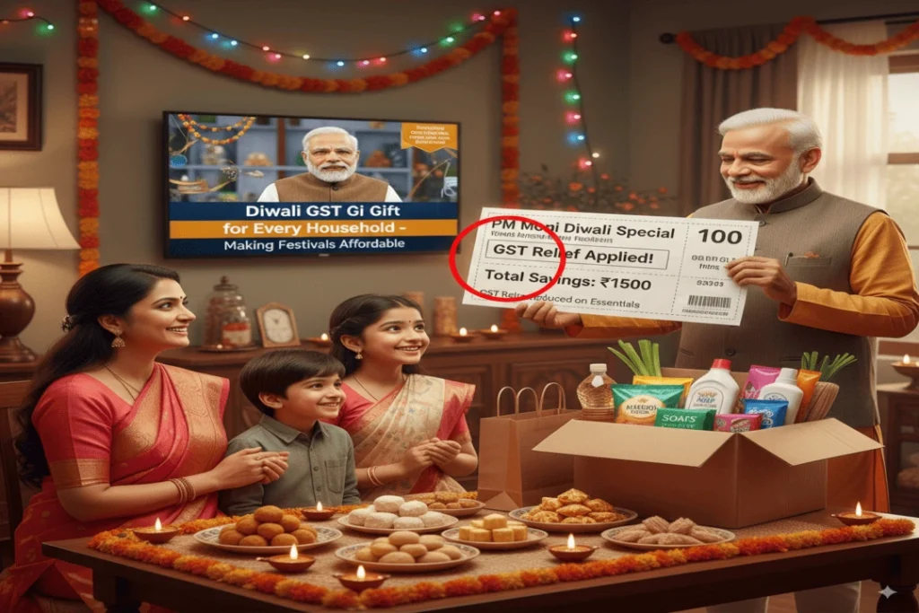 PM Modi’s Diwali Special GST Gift for Every Household