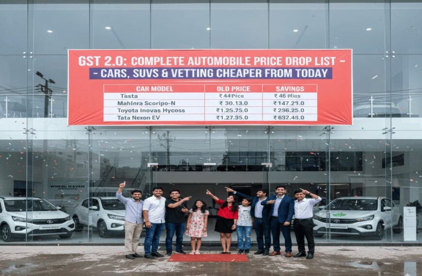 GST 2.0: Complete Automobile Price Drop List