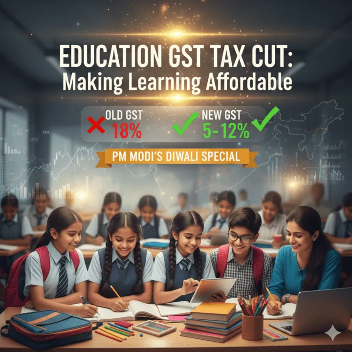 Education GST Tax Cut: How Reduced Rates Are Making Learning Affordable