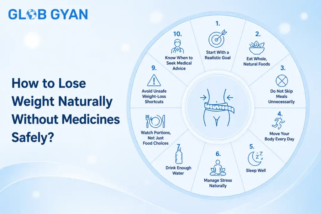 How to Lose Weight Naturally Without Medicines Safely